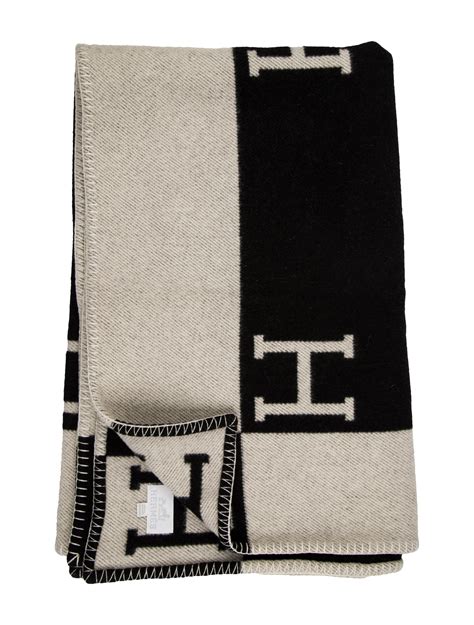 hermes avalon iii pillow|hermes black and white blanket.